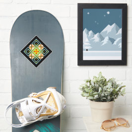 Diamond Crosses Sticker