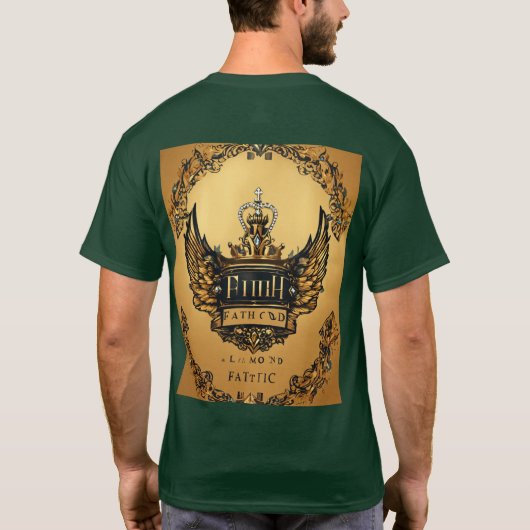 "Diamond CROW Design T-shirt-uniek, vet grafisch" T-shirt (Achterkant)
