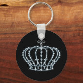 Diamond Crown Button Sleutelhanger (Voorkant)
