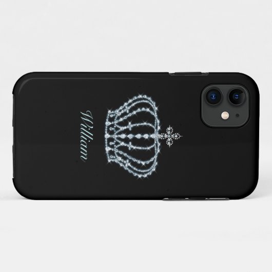 Diamond Crown  iPhone Case (Achterkant (horizontaal))