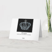 Diamond Crown-Wenskaart (horizontaal) Kaart (Achterkant)