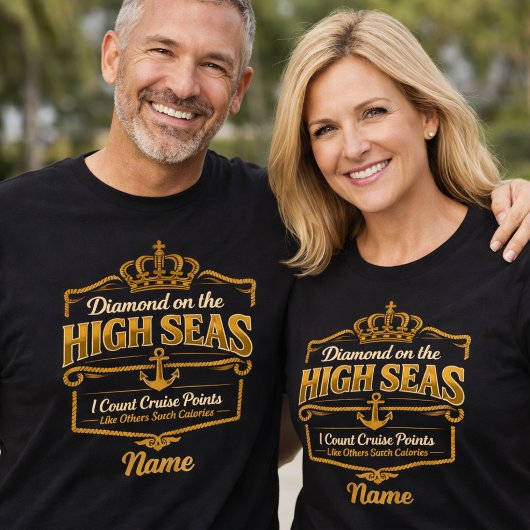 Diamond Cruise Status High Seas Trouw Funny T-shirt