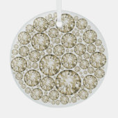 Diamond Crusted Solitaires Glas Ornament (Voorkant)
