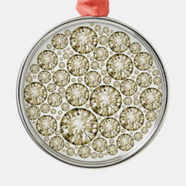 Diamond Crusted Solitaires Metalen Ornament