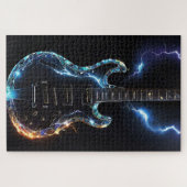 Diamond Cut elektrische gitaar Legpuzzel (Horizontaal)