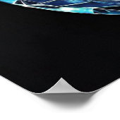 Diamond Cut elektrische gitaar Poster (Hoek)