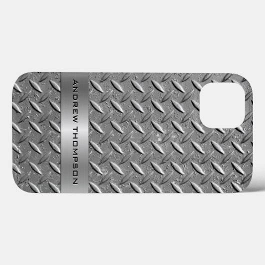 Diamond Cut Metal Plate Case-Mate iPhone Case (Achterkant (horizontaal))