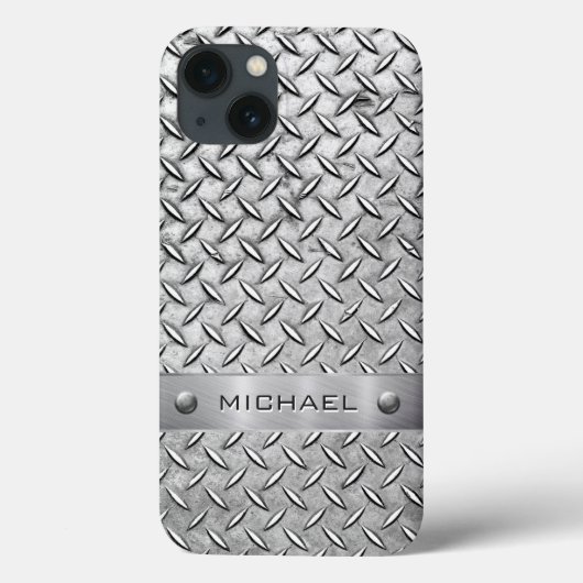 Diamond Cut Pattern Bord Case-Mate iPhone Case (Achterkant)