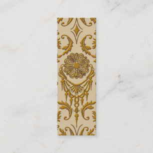 Diamond Damask, DE KONINGENJEWELS IN Gold Mini Visitekaartje
