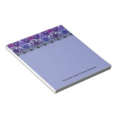 Diamond Damask, FAIRY LIGHTS in Plum and Blue Notitieblok (Schuin)