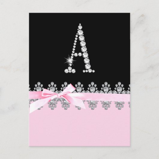 Diamond Delilah Initiaal:A Briefkaart (Voorkant)