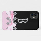 Diamond Delilah Initiaal: B Case-Mate iPhone Case (Achterkant (horizontaal))