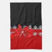 Diamond Delilah (rood) Theedoek (Verticaal)