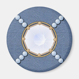 Diamond Denim en Parels Magneet