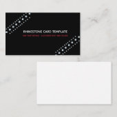 Diamond Design - Rhinestone Visitekaartje (Voorkant / Achterkant)