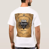 "Diamond Design T-shirt – Uniek, vet grafisch" (Achterkant)
