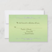 Diamond Dew Drups RSVP Kaart (Achterkant)