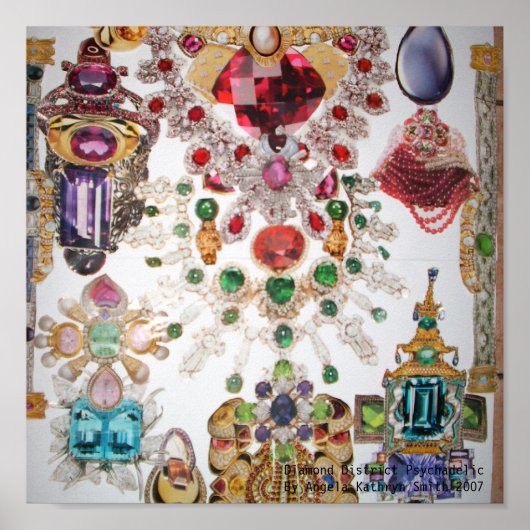 Diamond District Psychadelic Poster (Voorkant)