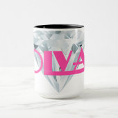 Diamond Diva Pink Mok (Midden)