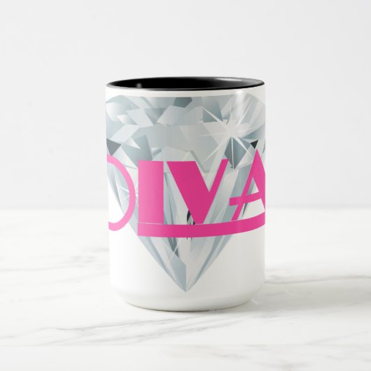 Diamond Diva Pink Mok (Midden)