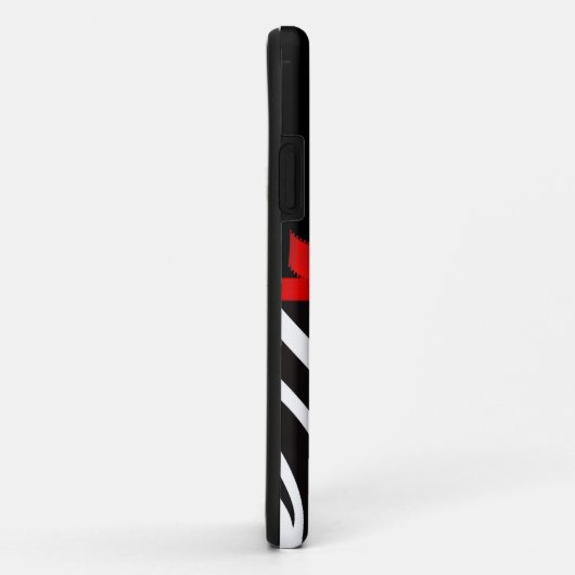 Diamond Diva (rood) Case-Mate iPhone Case (Achterkant/rechts)