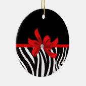 Diamond Diva (rood) Keramisch Ornament (Rechts)