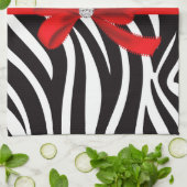 Diamond Diva (rood) Theedoek (Gevouwen)