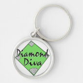 Diamond Diva Softball Sleutelhanger (Voorkant)