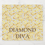 DIAMOND DIVA SPARKLING WIJNETIKET (Enkel label)