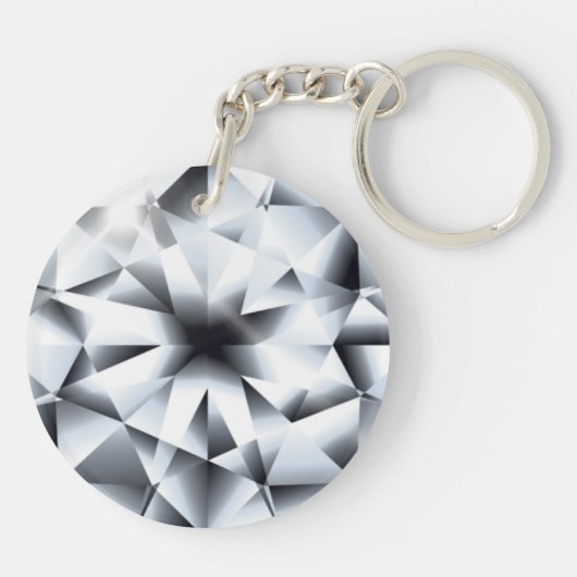 Diamond DIY naam edelstenen siervrouwen Sleutelhanger (Achterkant)