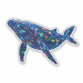 Diamond Dolphin - Levendige kunst Sticker (Voorkant)