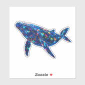Diamond Dolphin - Levendige kunst Sticker (Vel)
