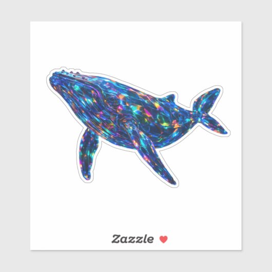 Diamond Dolphin - Levendige kunst Sticker (Vel)