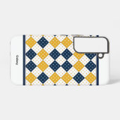 Diamond Dot Galaxy S22 Hoesje Samsung Galaxy Hoesje (Achterkant horizontaal)