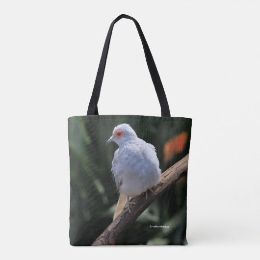Diamond Dove in de Spotlight Tote Bag (Achterkant)