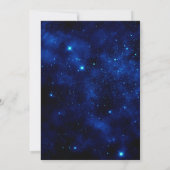 Diamond Dress & Bokeh String Lights Sweet 16 Kaart (Achterkant)