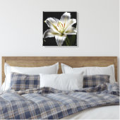 Diamond Dust Lily Canvas Afdruk (Insitu (Slaapkamer))
