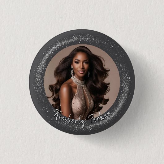 Diamond Dust Pageant Button (Voorkant)