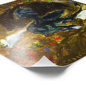 Diamond Eating Dragon van Genevieve & Gloria Foto Afdruk (Hoek)