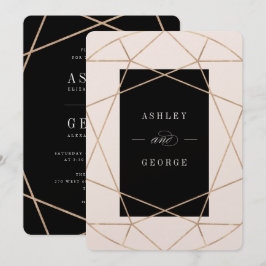 Diamond Edelsteen Geometrische Moderne Stijlvolle  Kaart