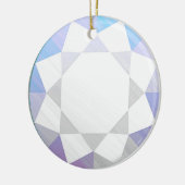 Diamond Edelsteen / Jewel Graphic Afbeelding Keramisch Ornament (Links)