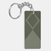Diamond Edge Moss Groene Sleutelhanger – (Voorkant Links)
