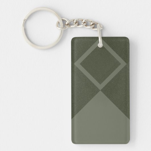 Diamond Edge Moss Groene Sleutelhanger – (Voorkant)