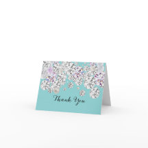 Diamond elegant bedankt uw kaartje