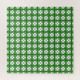 Diamond & Emerald Gemstone Art, Green Legpuzzel