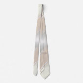 Diamond en champagne-kleurig stropdas (Achterkant)