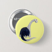 Diamond en Emerald Dinosaur Ronde Button 5,7 Cm (Voorkant /achterkant)