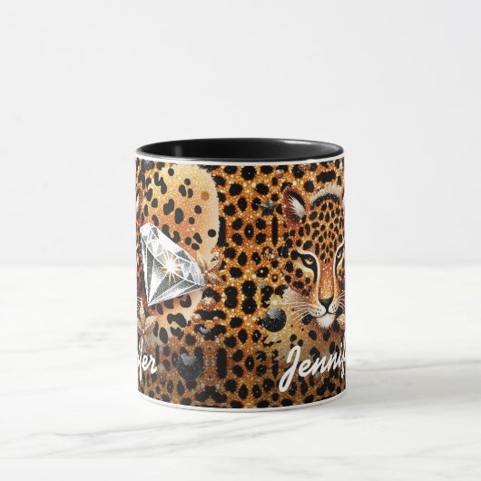 Diamond en Leopard, met naam Mok (Midden)