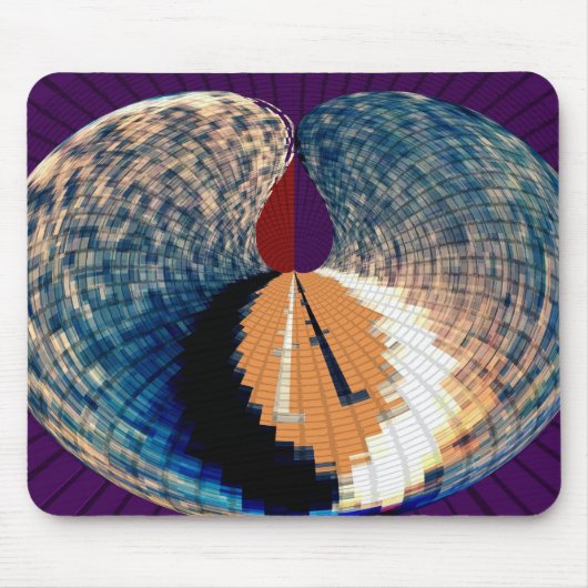 Diamond en Pyramid Petal Pattern V6 Muismat (Voorkant)