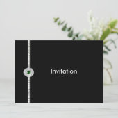 Diamond en smarald kaart (Staand voorkant)